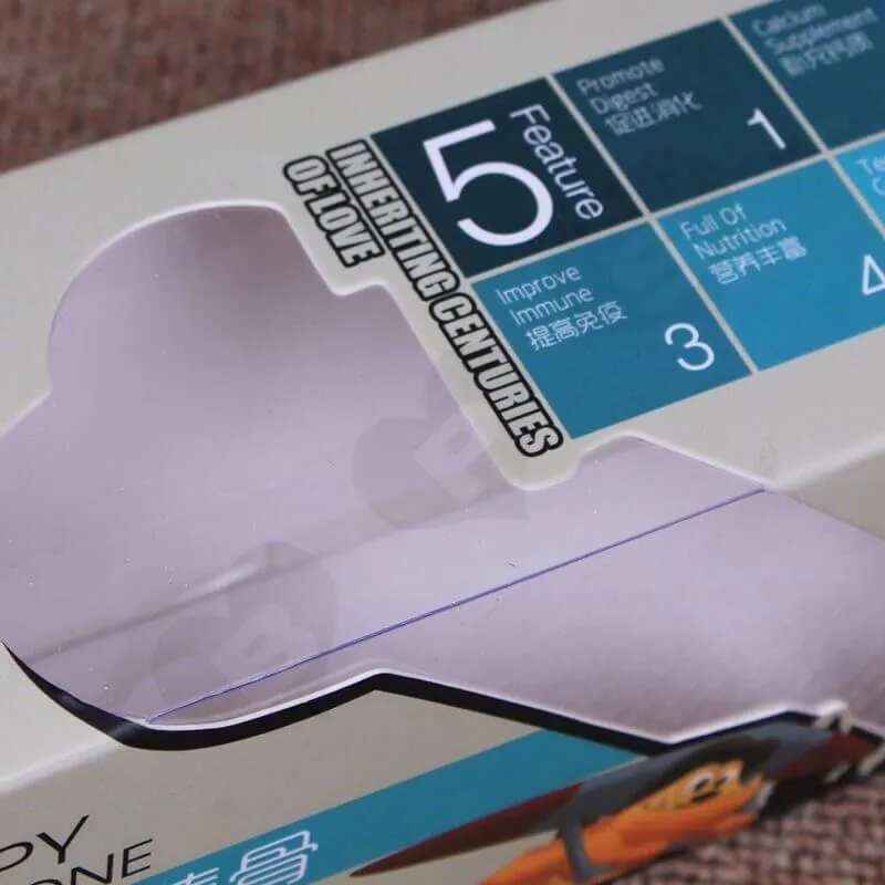 Retail Cardboard Box For Beef Bones side view two