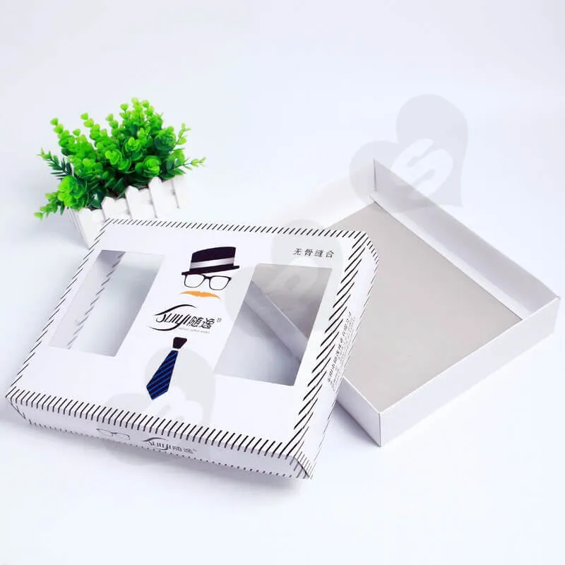 Retail Cardboard Printed Box For Tie side view one