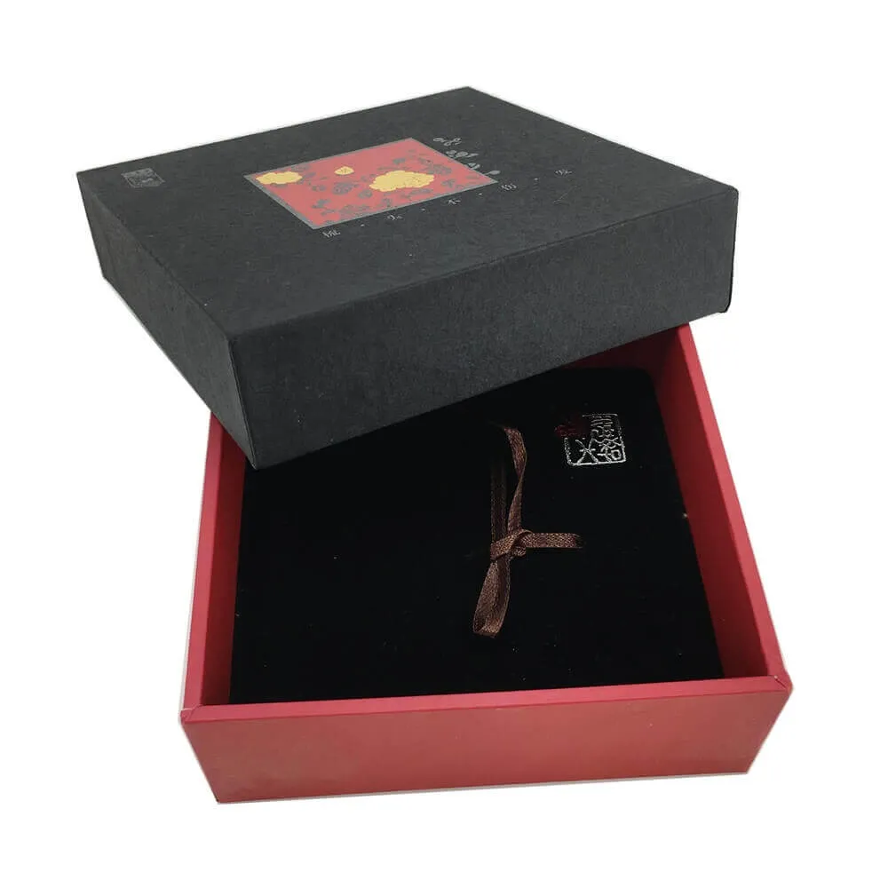 Rigid Cardboard Box For Wooden Comb Side View Two