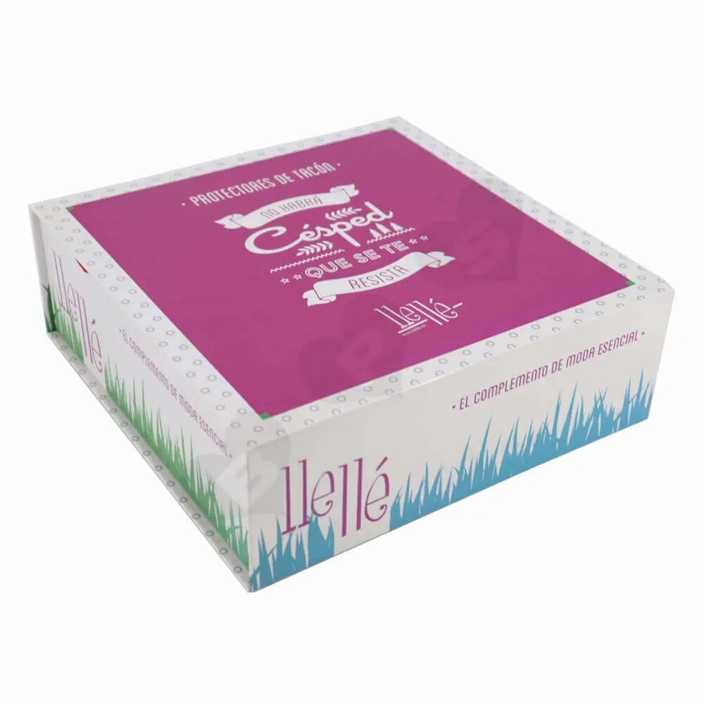 Rigid Cardboard High Heels Box side view three