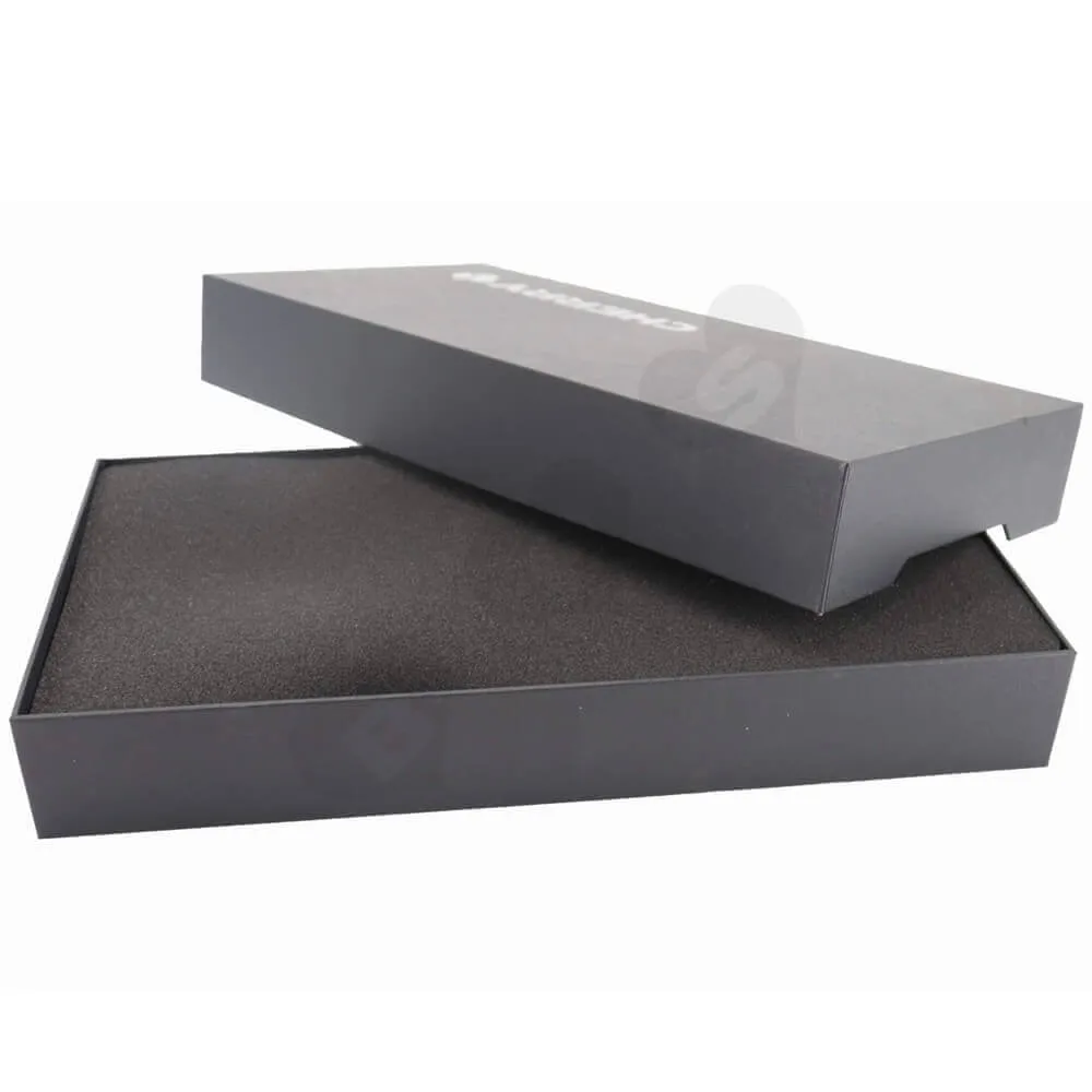 Rigid Cardboard Keyboard Packaging Boxes With Sleeve Side View Four