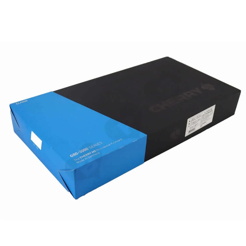 Rigid Cardboard Keyboard Packaging Boxes With Sleeve Side View One