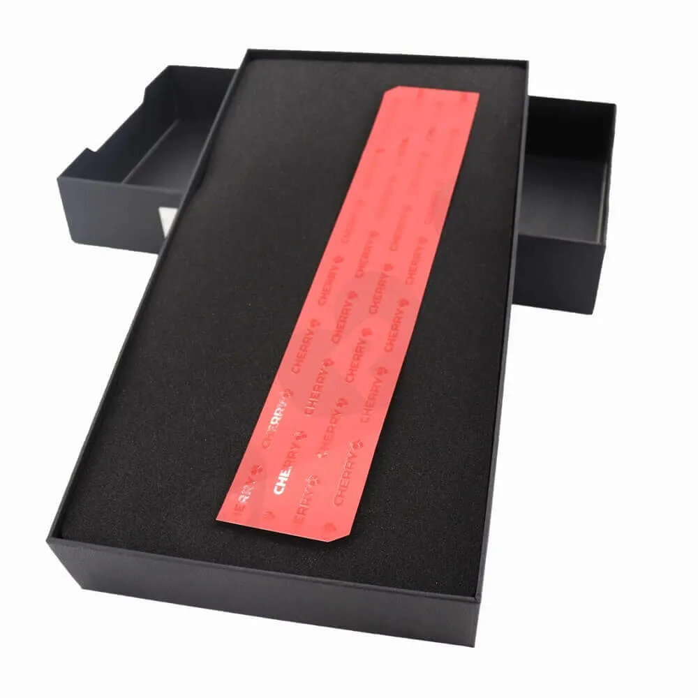 Rigid Cardboard Keyboard Packaging Boxes With Sleeve Side View Six