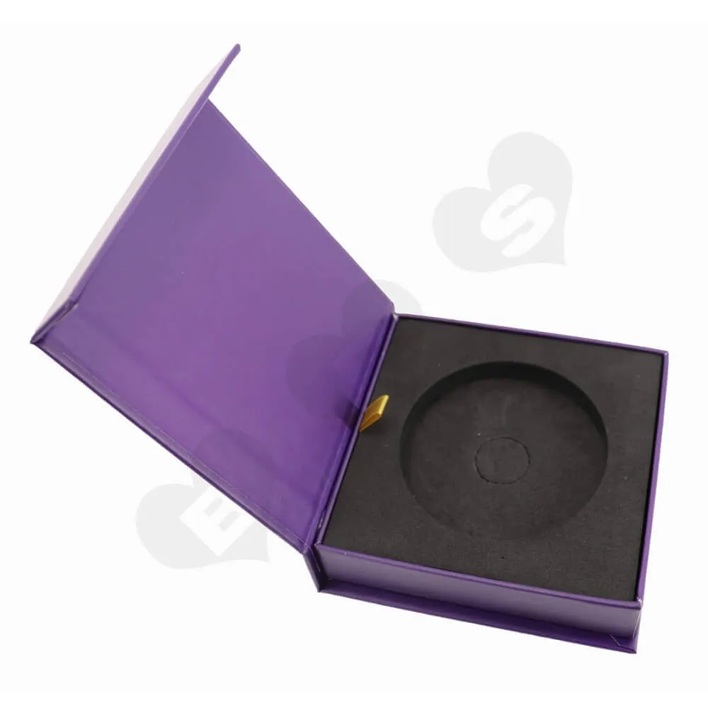 Rigid Cardboard Medal Box Display side view five