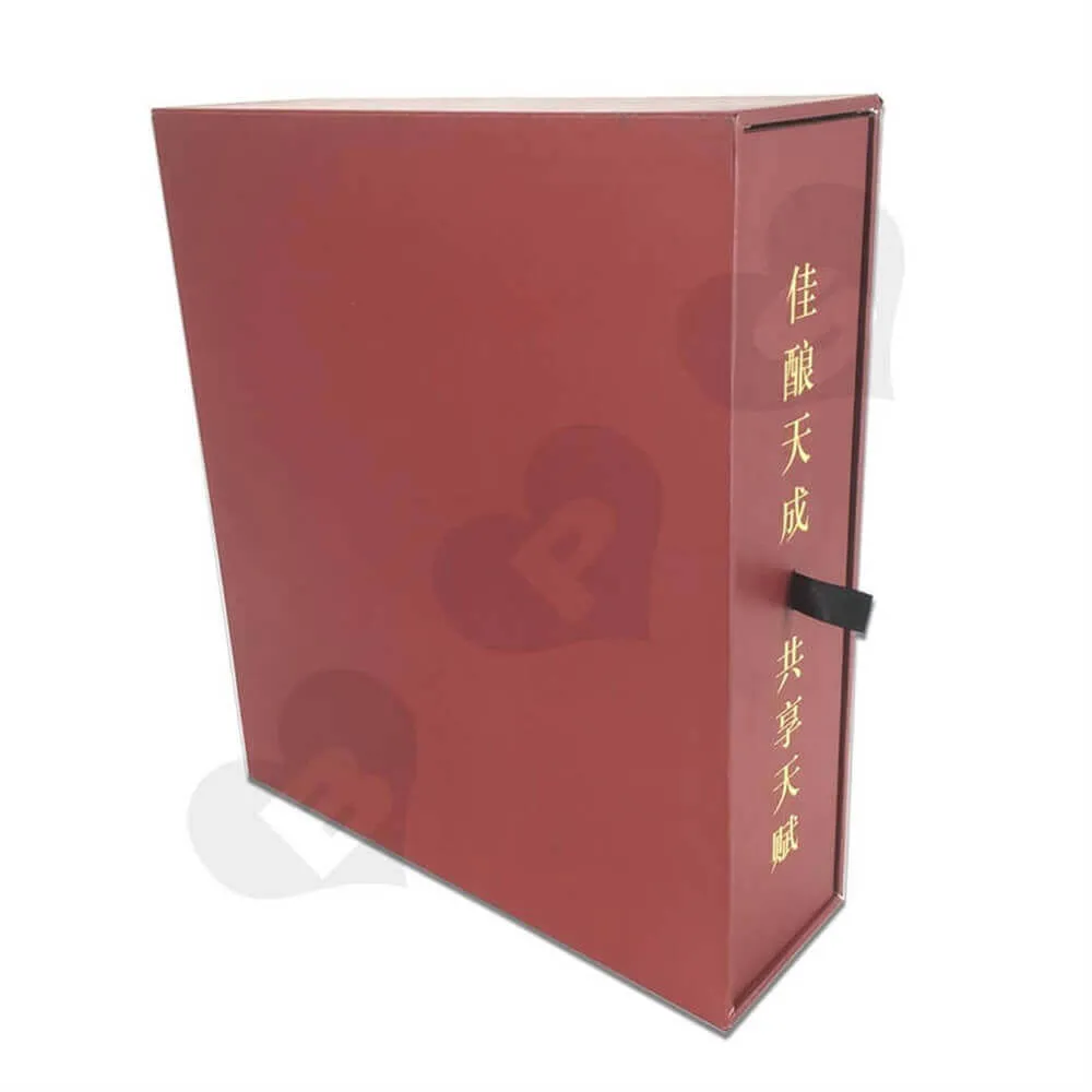 Rigid Wine Drawer Box side view eight