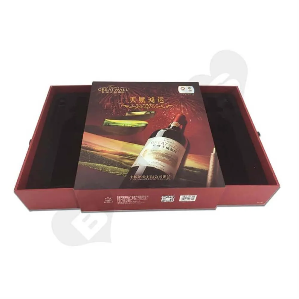Rigid Wine Drawer Box side view five