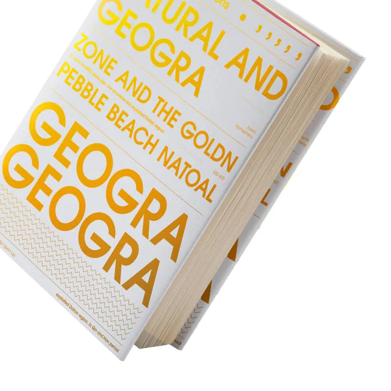 Round Edge Printed Book Made From Specialty Paper