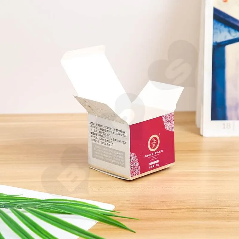 Small Retail Cardboard Packaging Box For Face Cream side view four