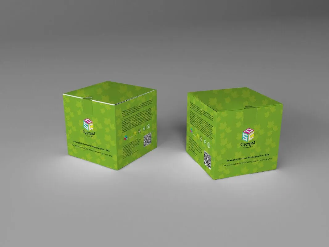 Snap bottom box mockup