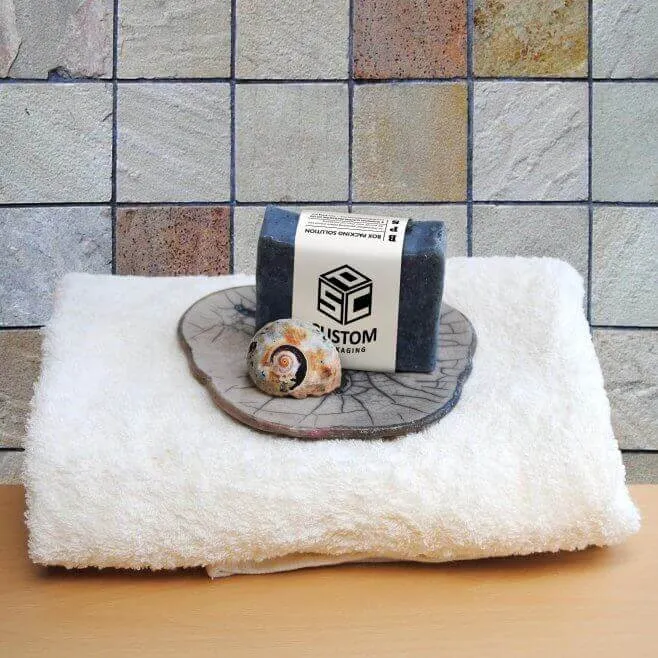 Soap On Towel Mock Up