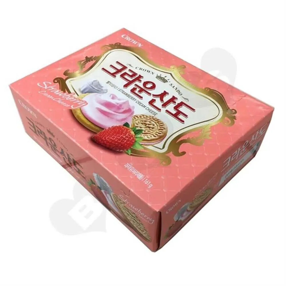 Strawberry Biscuit Packaging Box Sideview One