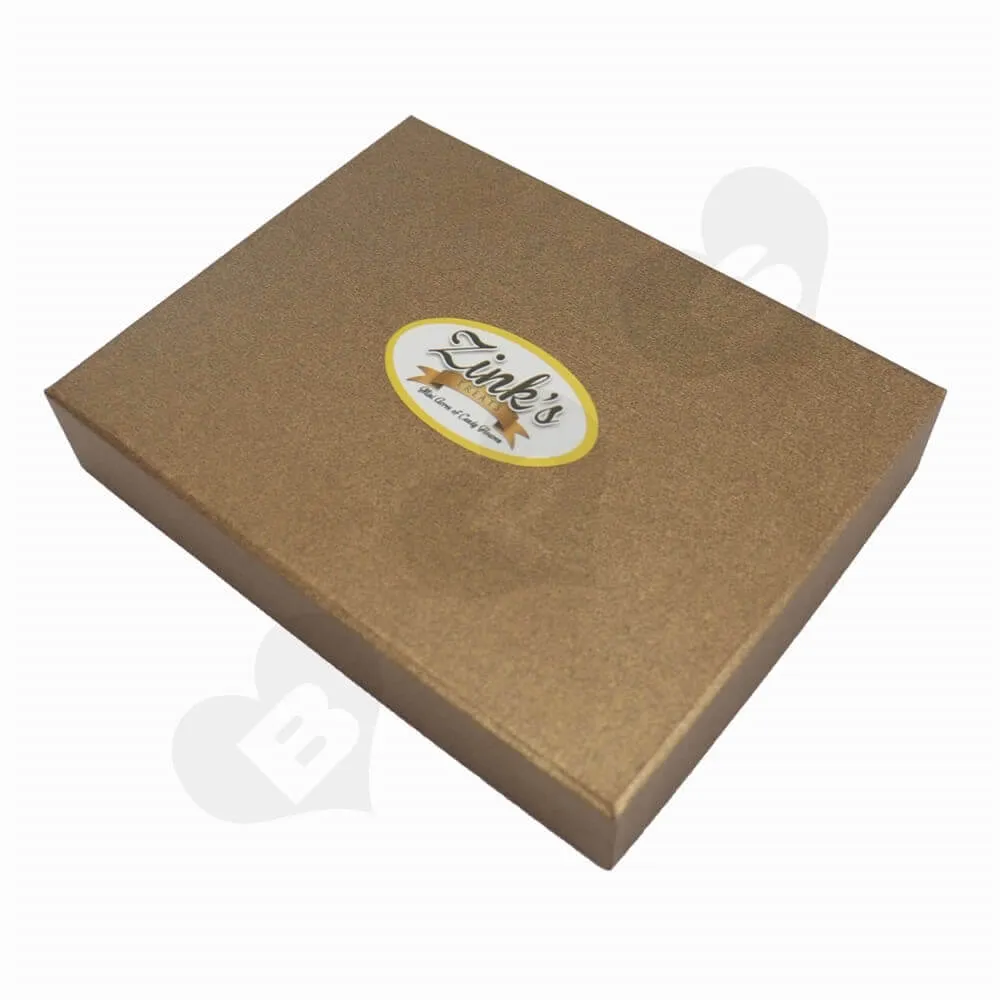 Two Pieces Chocolate Rigid Box Side View Three