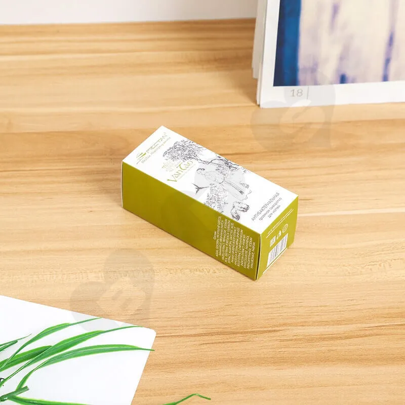 White Cardboard Tuck End Box For Foundation Makeup side view five