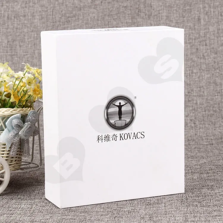 White Rigid Gift Box For Medical Appliances side view five