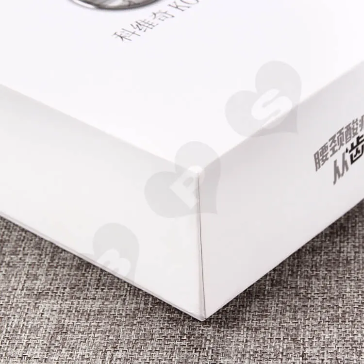 White Rigid Gift Box For Medical Appliances side view four
