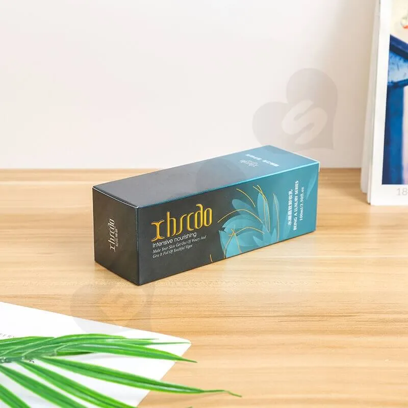 Wholesale Cardboard Box For Makeup Remover side view three