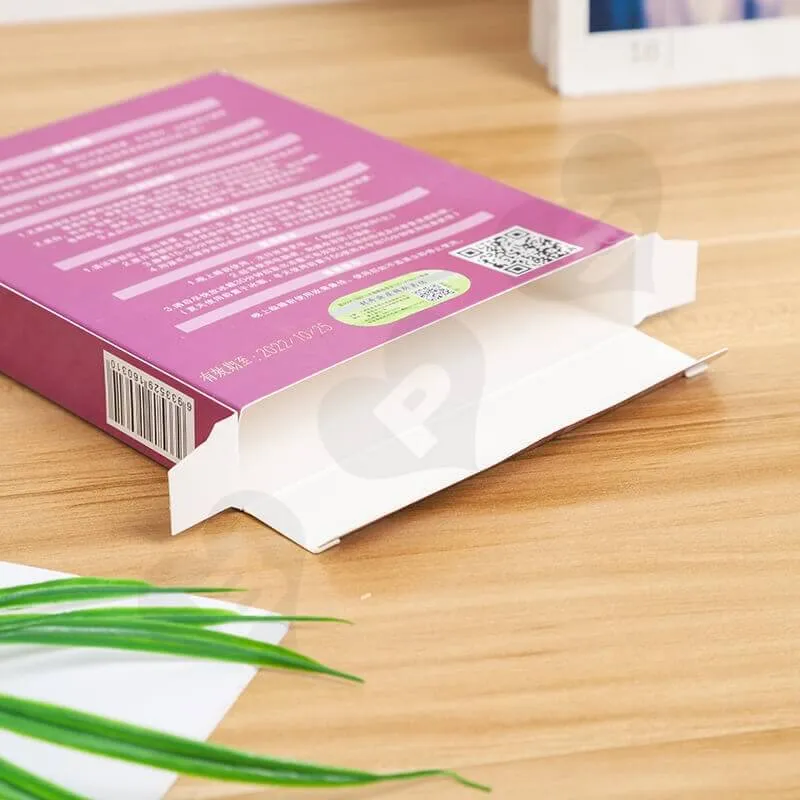 Wholesale Retail Cardboard Box For Facial Cleansing Pad side view five