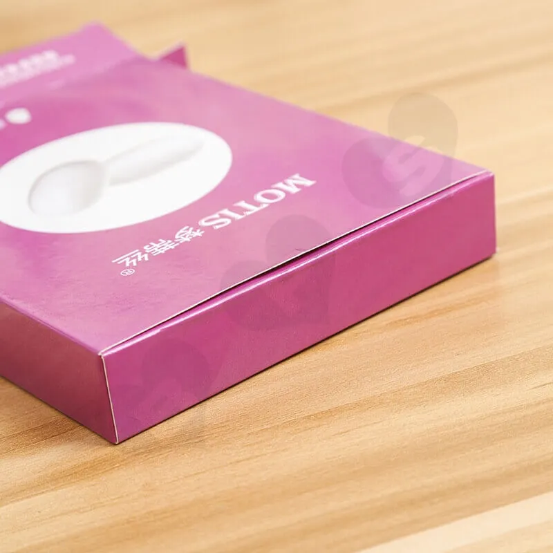 Wholesale Retail Cardboard Box For Facial Cleansing Pad side view four