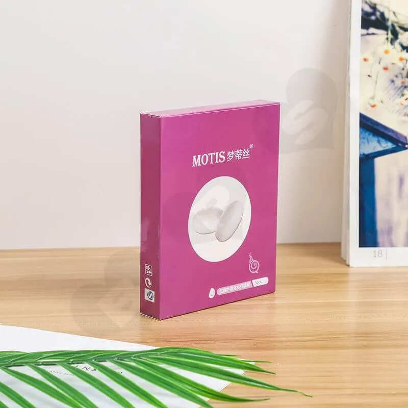 Wholesale Retail Cardboard Box For Facial Cleansing Pad side view one