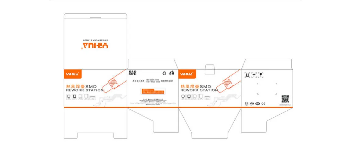 die cut design for snap lock bottom box
