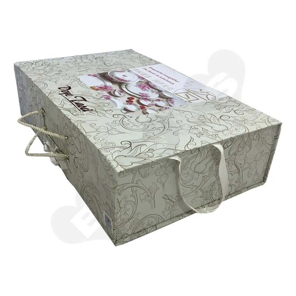 glass bowl packaging box Sideview One
