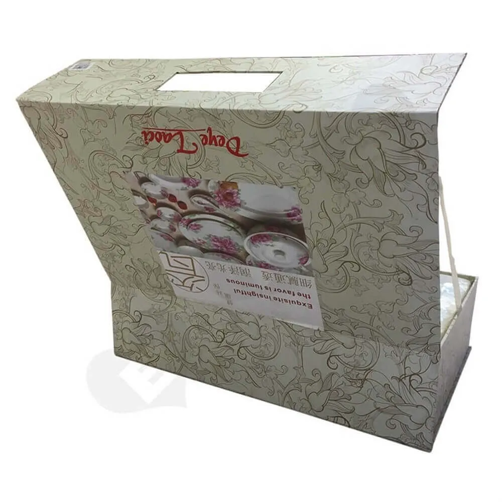 glass bowl packaging box Sideview Seven