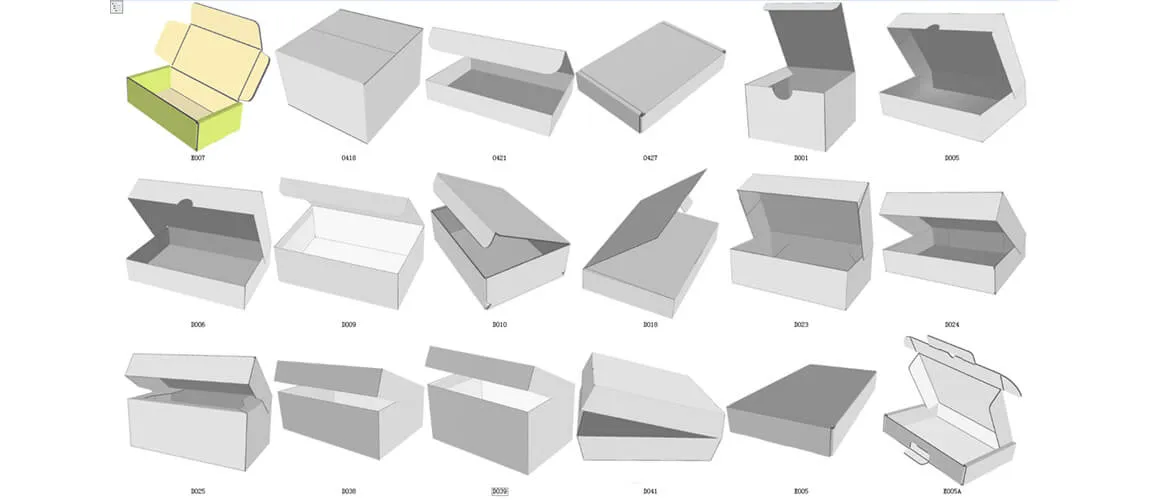 mailer doos structuren