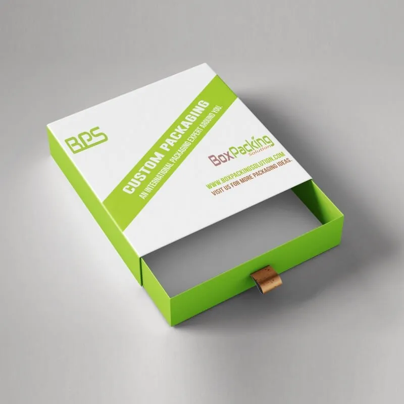 rigid slide drawer box personalised made