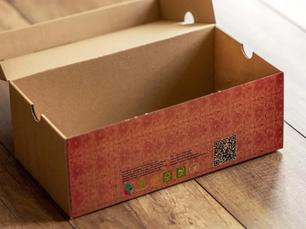 shoe box size shipping boxes