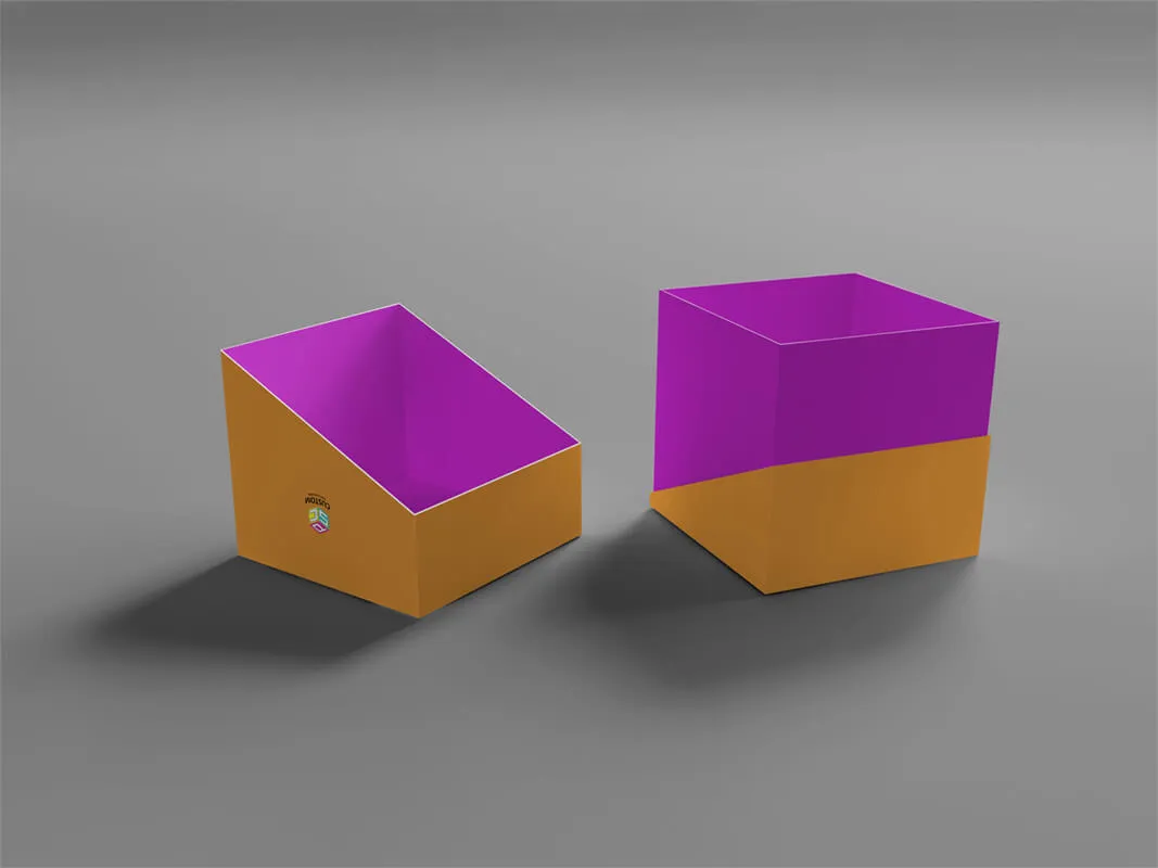 specialty paper coated rigid box mock up