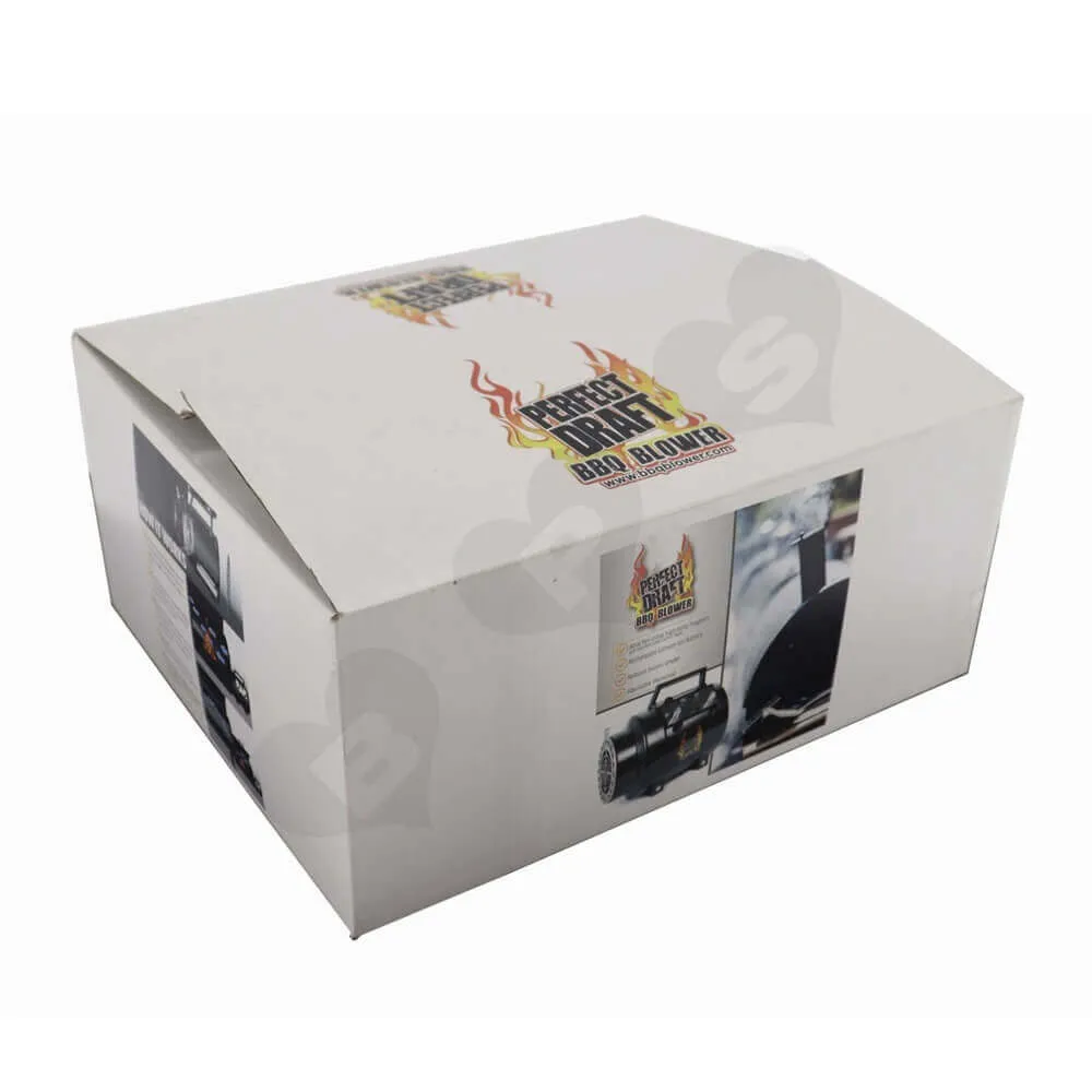 Bbq Blower Corrugated Packaging Boxes Side View Four