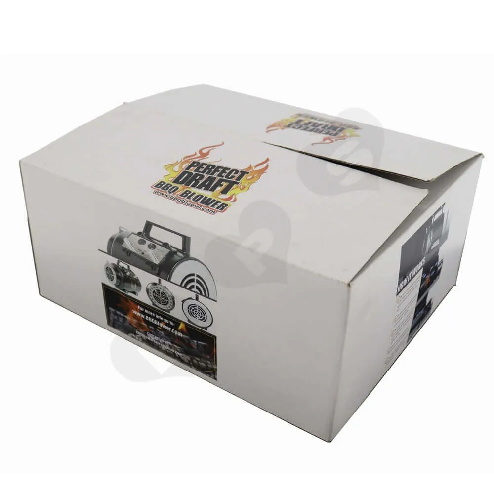 Bbq Blower Corrugated Packaging Boxes Side View Three