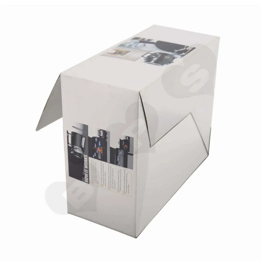 Bbq Blower Corrugated Packaging Boxes Side View Two