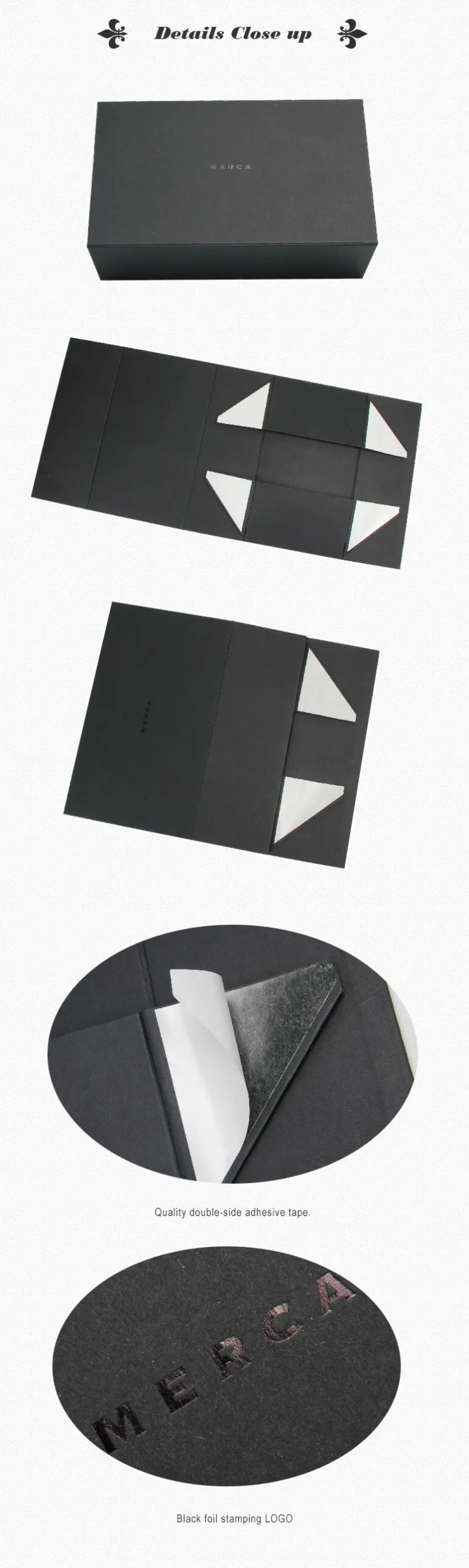 صندوق تغليف الأحذية حسب الطلب قابل للطي