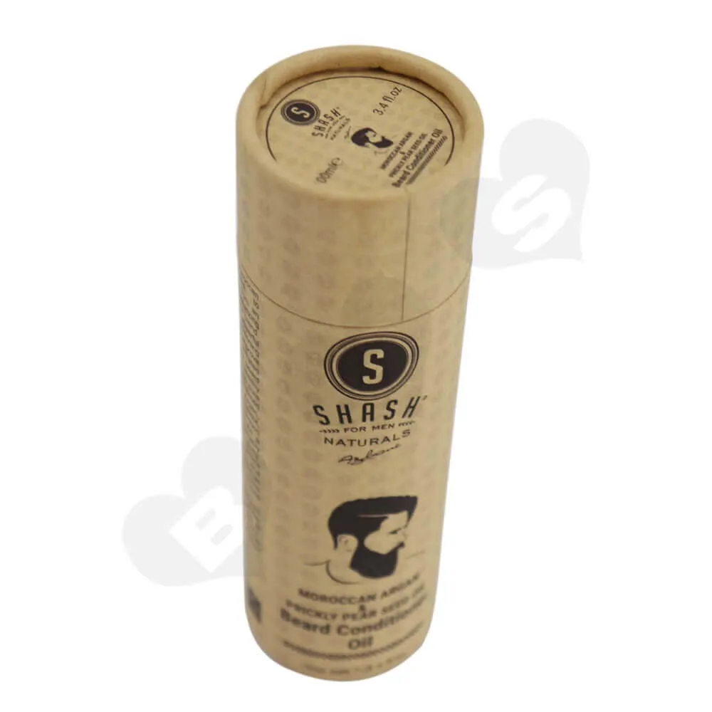 Brown Printed Essential Oil Packing Tube Side View Three