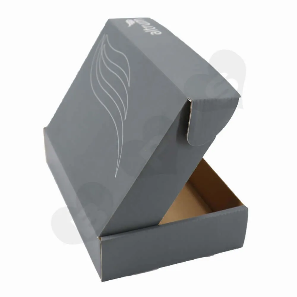 Business Product Roll End Box Packaging Side View Three