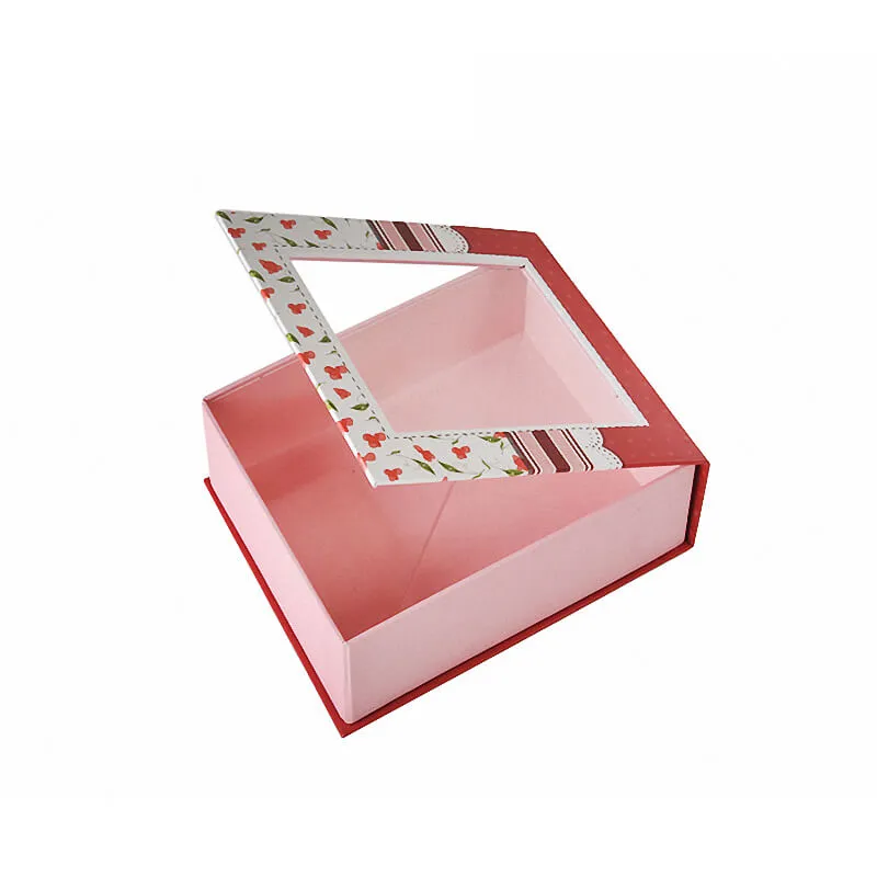 Cardboard Gift Box With Plastic Window