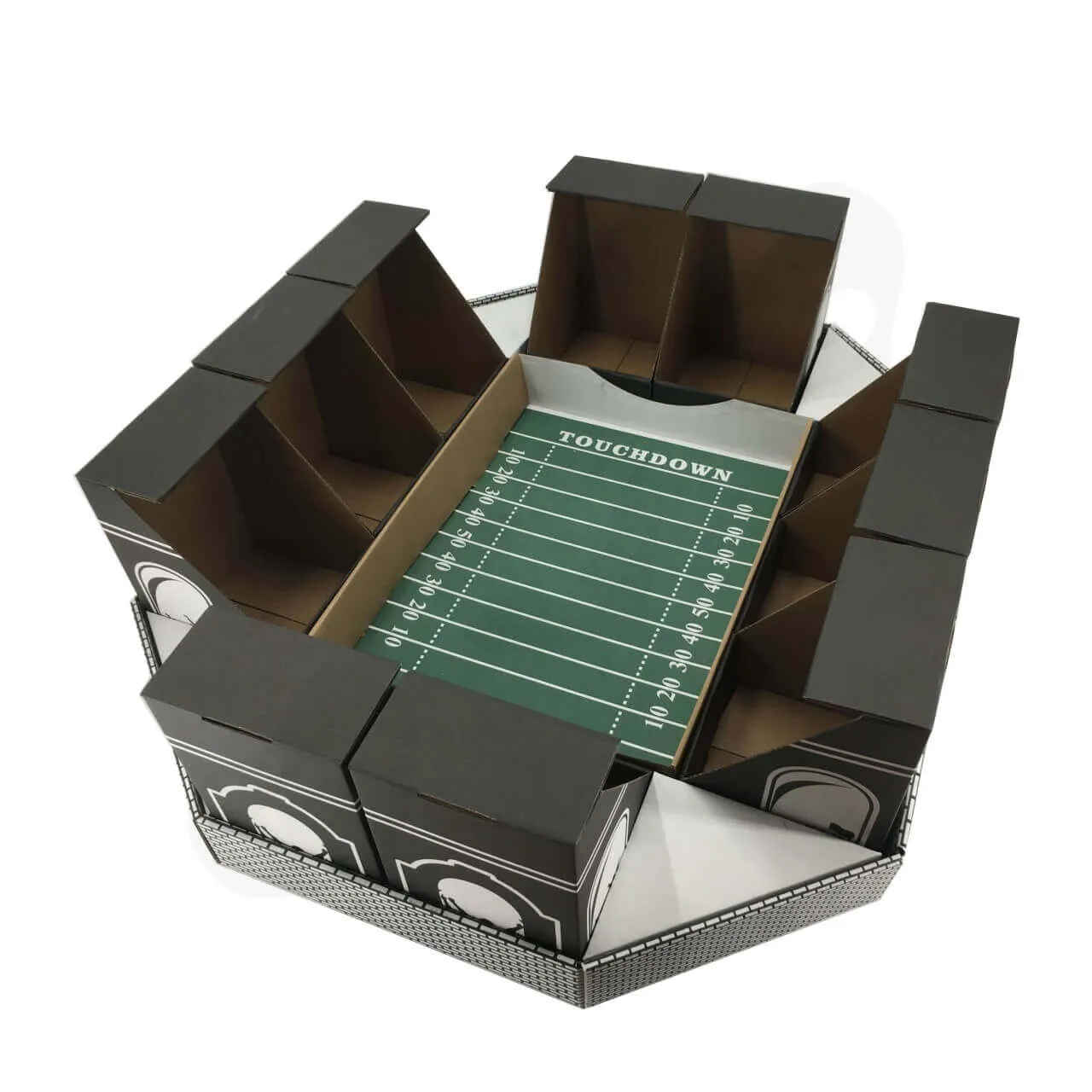 Cardboard Snack Stadium Super Bowl 1