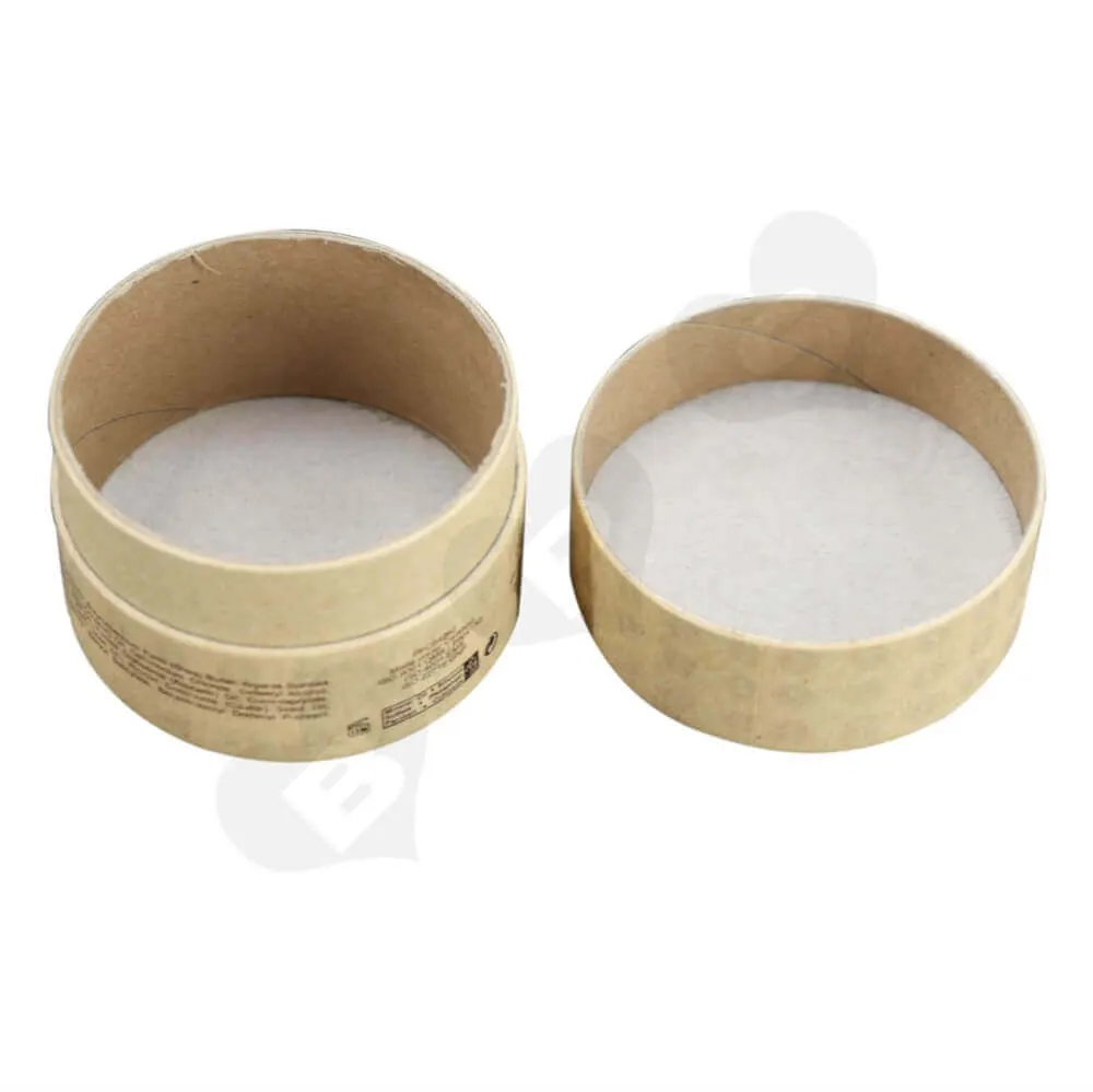 Cardboard Tube Jar For Essential Oil Side View Three