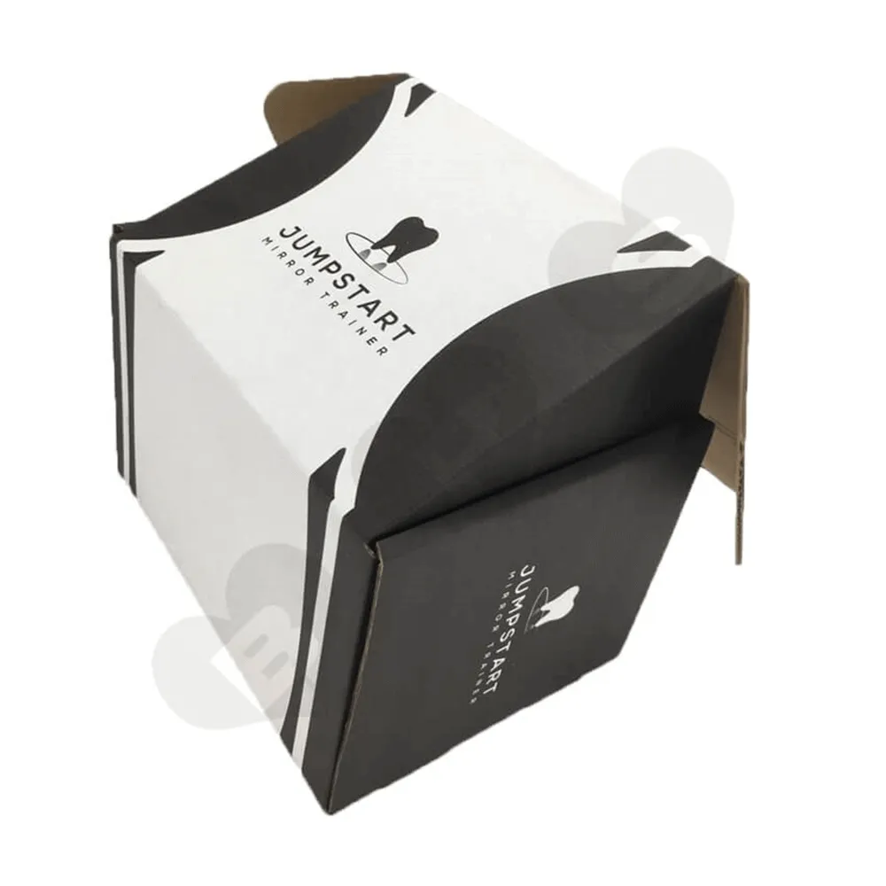 Cardboard Foldable Dental Packaging Suitcase Side View Five