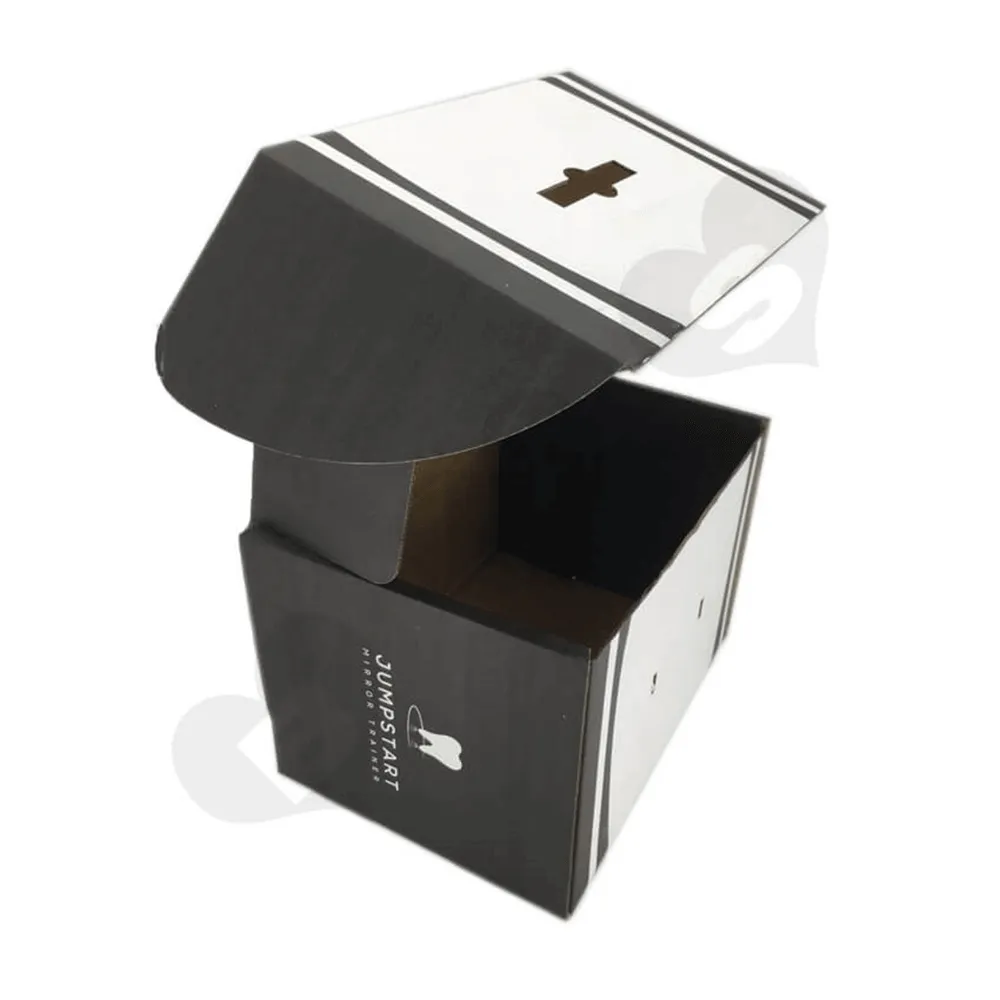 Cardboard Foldable Dental Packaging Suitcase Side View Four