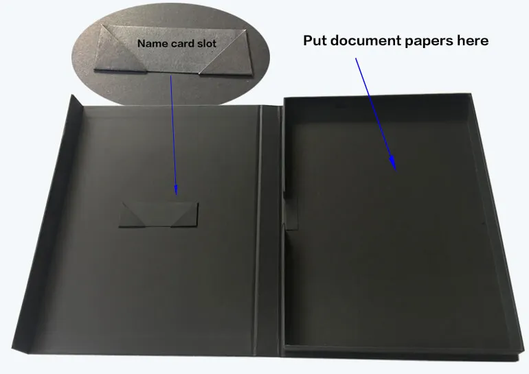 Clamshell Rigid Boxes Document Boxes