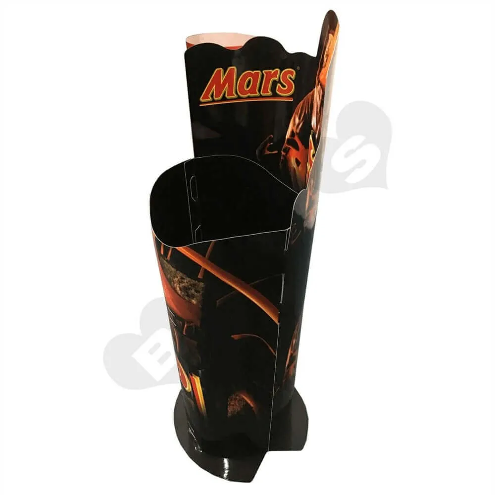 Cup Shape Cardboard Chocolate Display Box Sideview Three