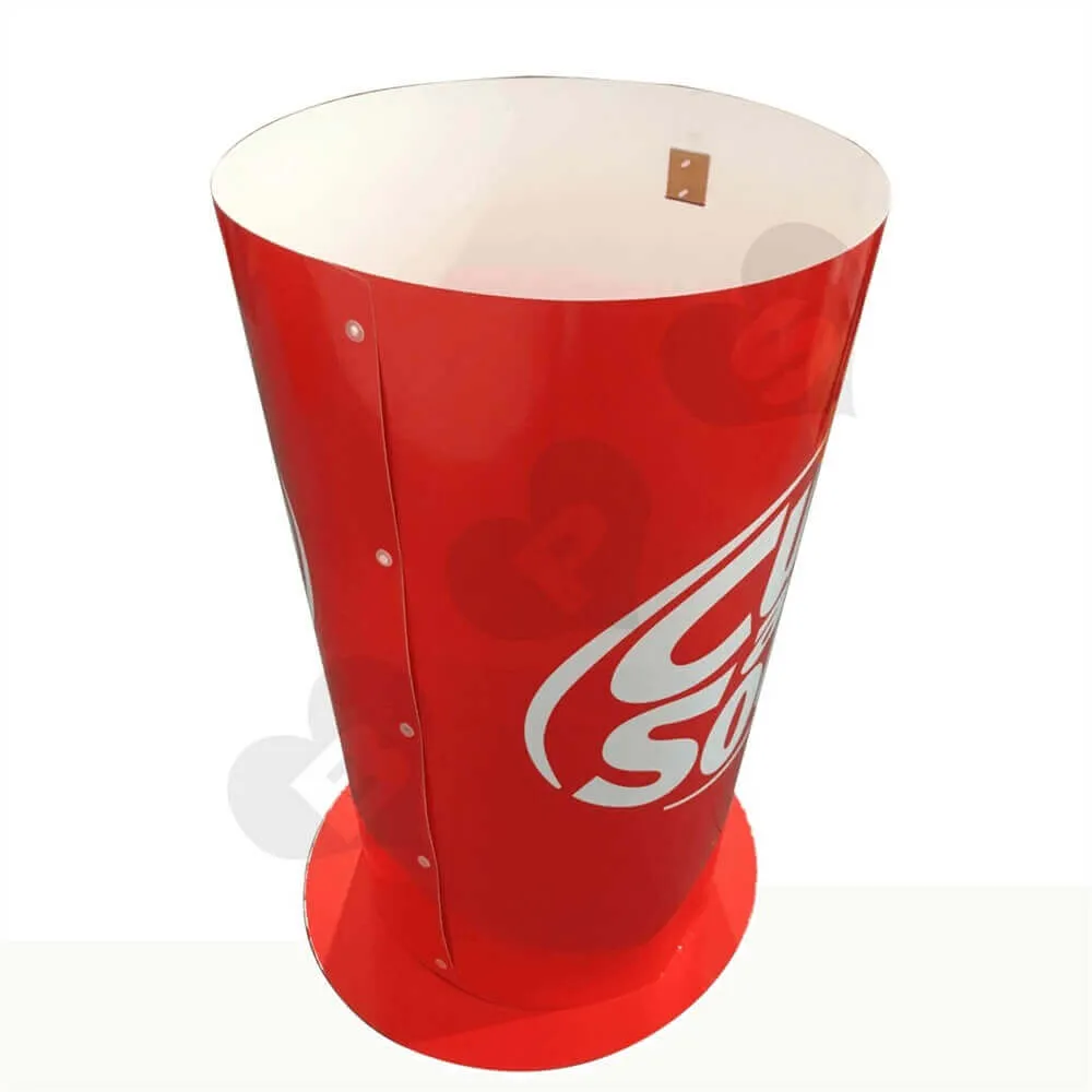 Cup Shape Display Box Sideview Four