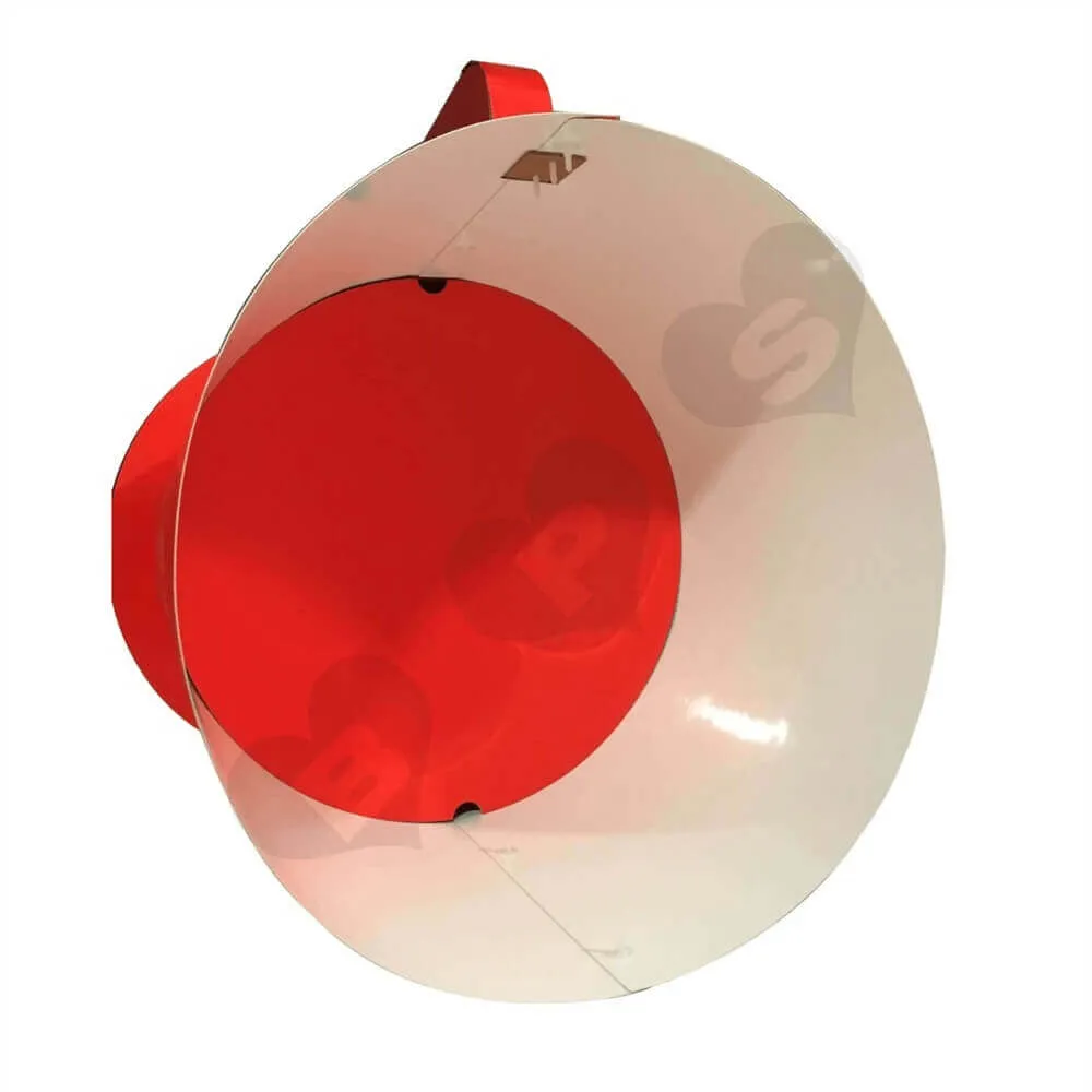 Cup Shape Display Box Sideview Three