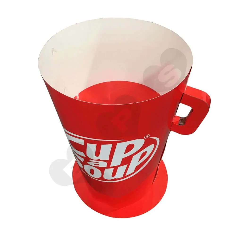 Cup Shape Display Box Sideview Two