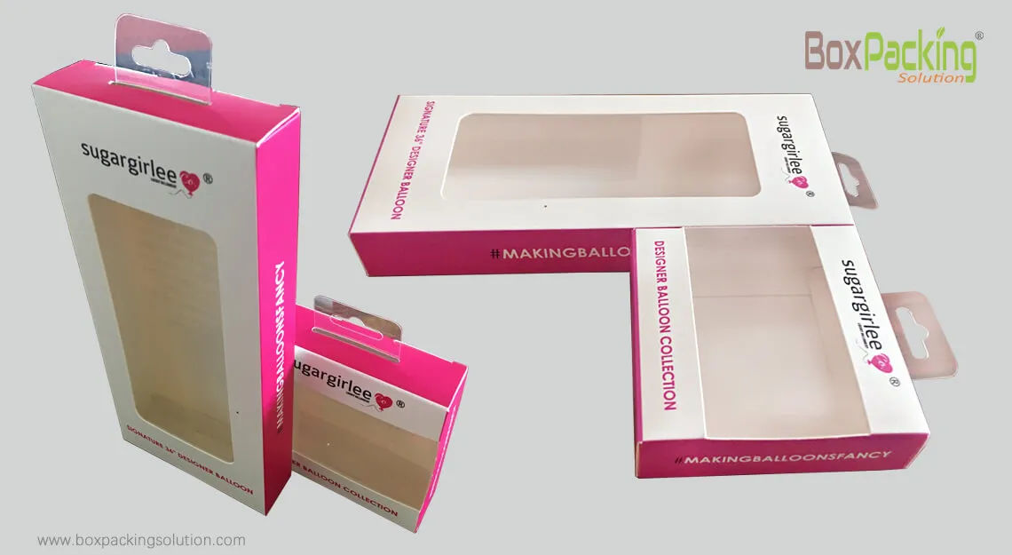 Custom Balloon Packaging Box