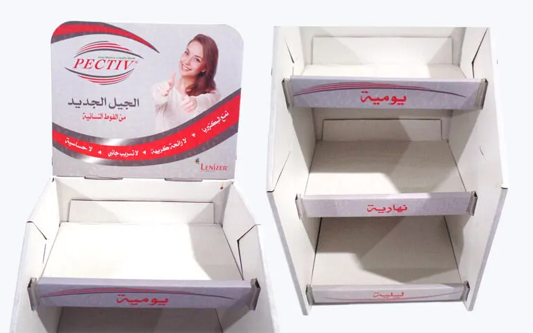 Custom Corrugated Displays With Divider Holes Five