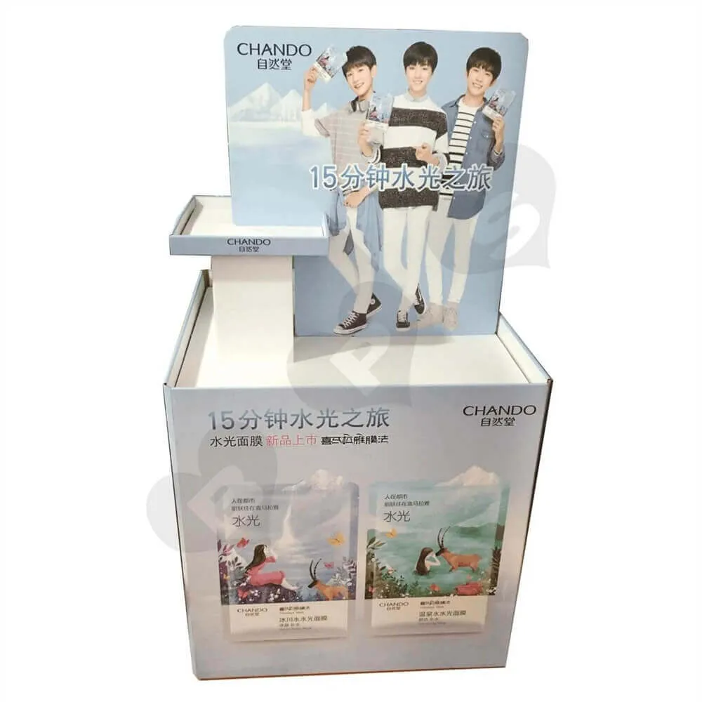 Custom Cosmetic Pallet Displays Sideview Five