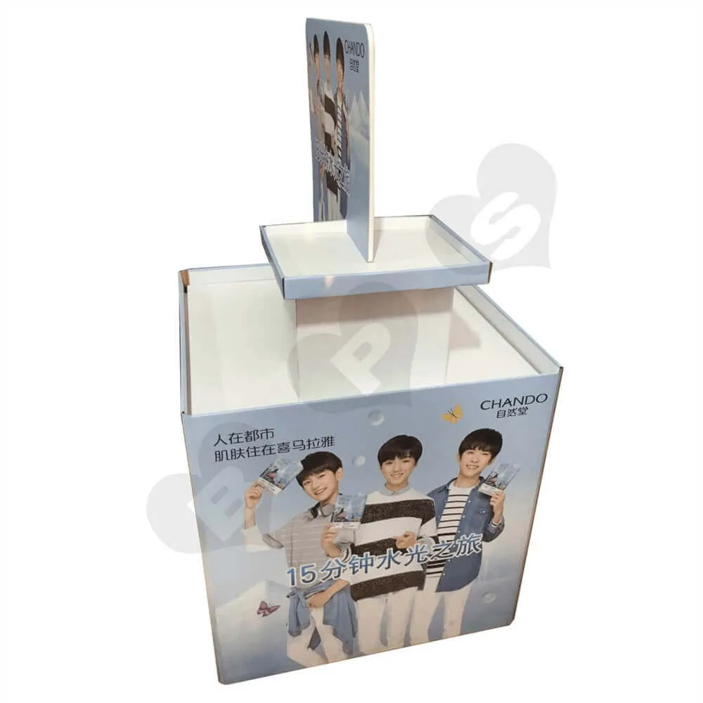 Custom Cosmetic Pallet Displays Sideview Four